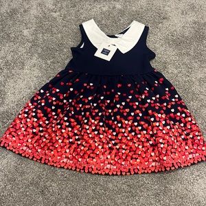2T Janie and Jack heart dress